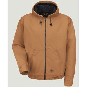 RED KAP Zip-Front Hooded Jacket SIZE XXL